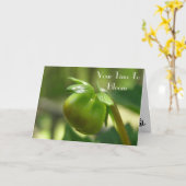 Carte Temps de Fleurir  - (Fleur jaune)