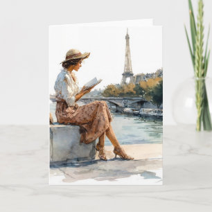Carte Temps De Lecture À Paris En Aquarelles