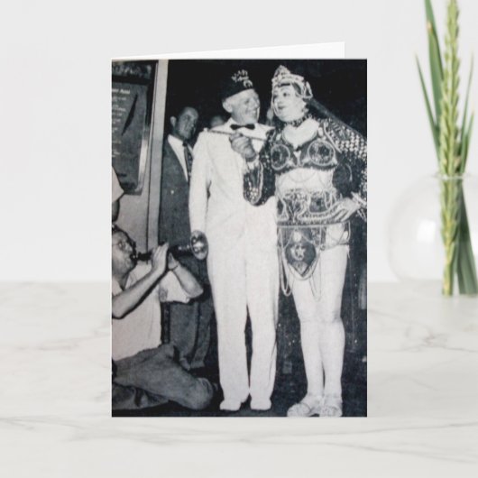 Carte Temps de partie - salutations vintages de photo (Devant)