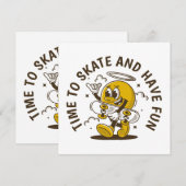 Carte Temps de patiner (Devant / Derrière)