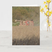 Carte Temps de récolte combiné dans le champ de soja (Fleur jaune)