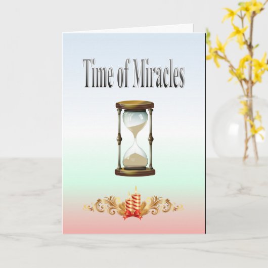 Carte Temps des miracles (Fleur jaune)