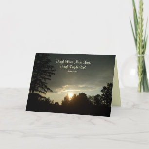 Carte Temps difficiles Jamais Dernier,...Greeting Card-B