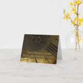 Carte Temps et anniversaire de marée (Fleur jaune)