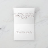 Carte Temps et anniversaire de marée (Intérieur)