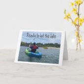 CARTE TEMPS ET HEURE DU LAC POUR "PROFITER* DE VOTRE ANN (Fleur jaune)