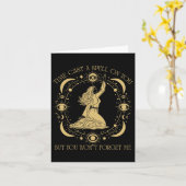Carte Temps Jete Un Sortilège Sur Toi Graphique Mais Vou (Fleur jaune)