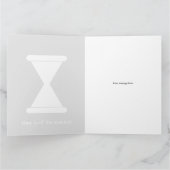 Carte Temps si essentiel verre de sable horloge sur mesu (Intérieur)