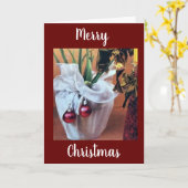 CARTE *TEMPS SPÉCIAUX - SPÉCIAL *FAMILLE* JOYEZ NOËL (Fleur jaune)