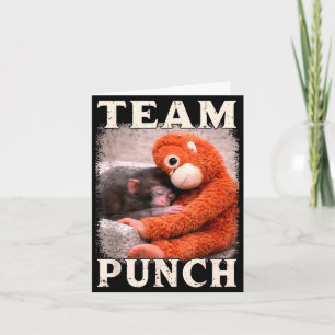 Carte Tendance de mème de l'équipe de punch de bébé sing