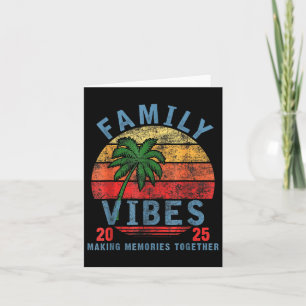 Carte Tendance Familiale 2025 Réunion de Famille Vacance