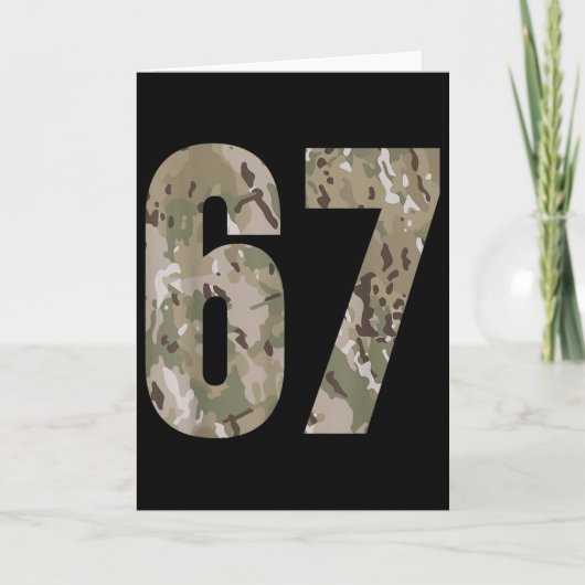 Carte Tendance Gen Alpha Six Seven 6 7 Meme Cam Multi Ca (Devant)