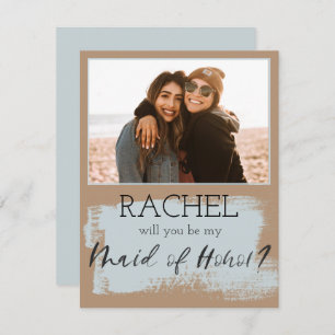 Carte Tendance serez-vous ma femme d'honneur photo