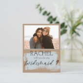 Carte Tendance serez-vous ma photo de servante d'honneur (Debout devant)