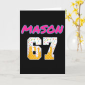 Carte Tendance virale de l'argot du mème de baseball 67  (Fleur jaune)