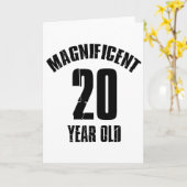 CARTE TENDRE DES CONCEPTIONS D'ANNIVERSAIRE DE 20 ANS (Fleur jaune)