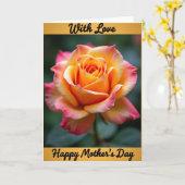 Carte Tendreur Chevron Rose (Fleur jaune)