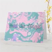 Carte Tenez la magie (Fleur jaune)