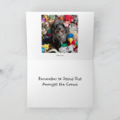 Carte Tenez-vous (Intérieur)