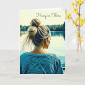 Carte Tenez-vous là | Passage à travers les temps diffic (Fleur jaune)