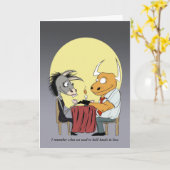 Carte Tenir les mains (Fleur jaune)