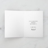 Carte Tenir Les Mains Ensemble Depuis Anniversaire (Intérieur)