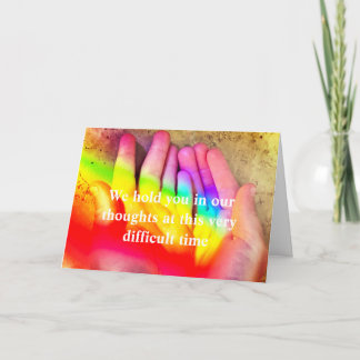 Carte Tenir un arc en ciel