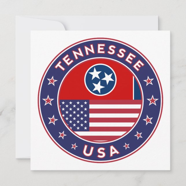 Carte Tennessee (Devant)