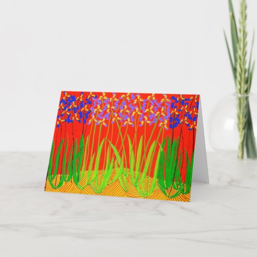 Carte Tennessee Irises au coucher du soleil (Devant)