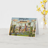 Carte Tennessee vintage (Fleur jaune)