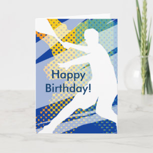 Carte Tennis Birthday