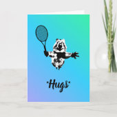 Carte Tennis Blue Quokka (Devant)