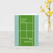 Carte Tennis Lover (Fleur jaune)