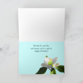 Carte Tennis Magnolia Joyeux Anniversaire (Intérieur)