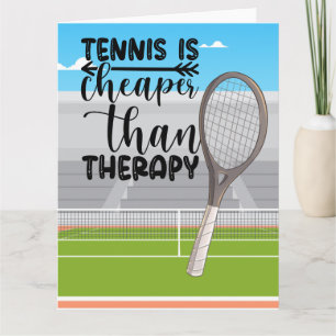 Carte Tennis moins cher que la thérapie pour le joueur d