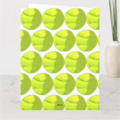 Carte TENNIS Saint-Valentin au joueur avec amour     (Dos)