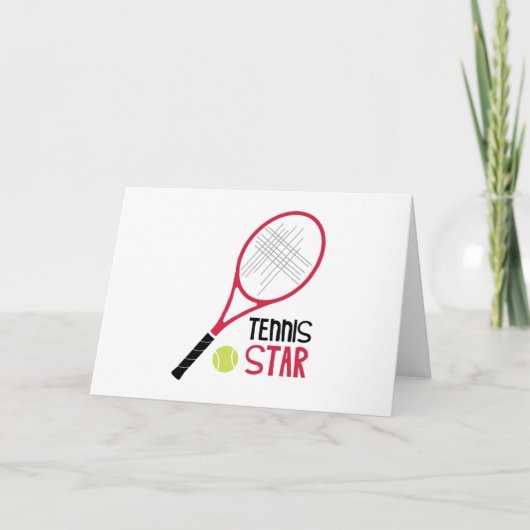 Carte Tennis Star (Devant)