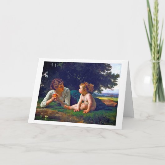 Carte Tentation, Bouguereau (Devant)