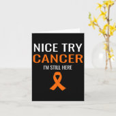 Carte Tentative Nice Cancer Leukémie (Fleur jaune)