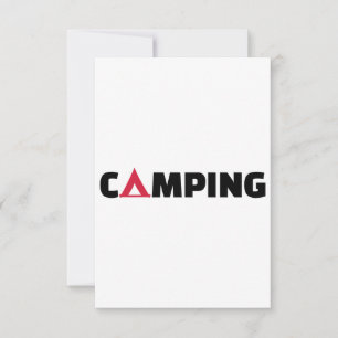 Carte tente de camping