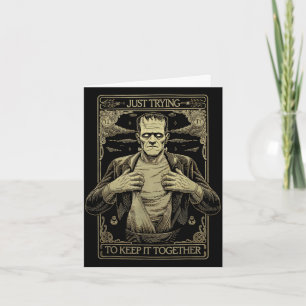 Carte Tente de rester ensemble chemise halloween