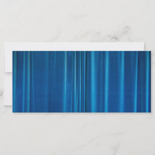Carte tentures bleues