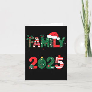 Carte Tenue de Noël assortie pour la famille 2025 Squad