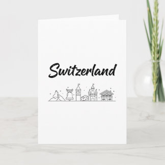 Carte Tenues de voyage de vacances sur la skyline de Sui