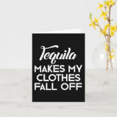 Carte Tequila Met Mes Vêtements Tombent Des Amateurs De  (Fleur jaune)