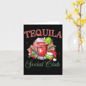 Carte Tequila Social Club Tequila Tail Club Drinking Chr (Fleur jaune)