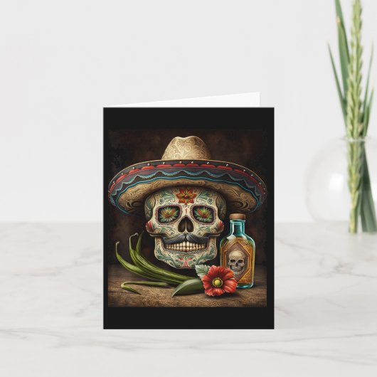 Carte Tequila Sombrero Cinco De Mayo (Devant)