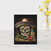 Carte Tequila Sombrero Cinco De Mayo (Fleur jaune)