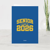 Carte Terminale 2026 Or Diplômé Gras Minimal (Dos)