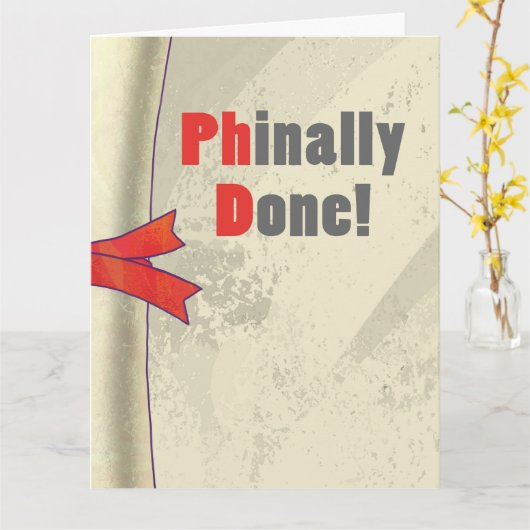 Carte Terminé (Fleur jaune)